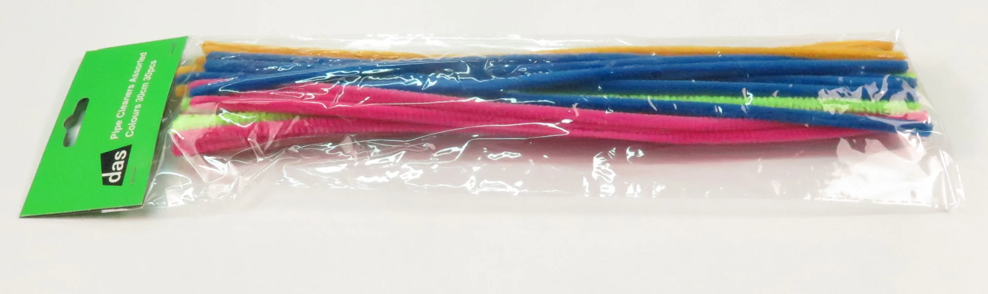 Das Pipe Cleaners Assorted Colours 30cm Pack Of 30 - Nail Gallerys