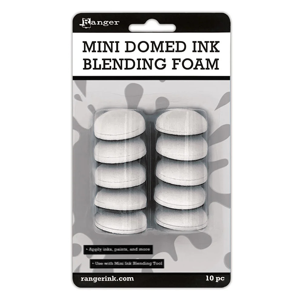 Ranger Mini Domed Ink Blending Foam 10 Pieces - Nail Gallerys