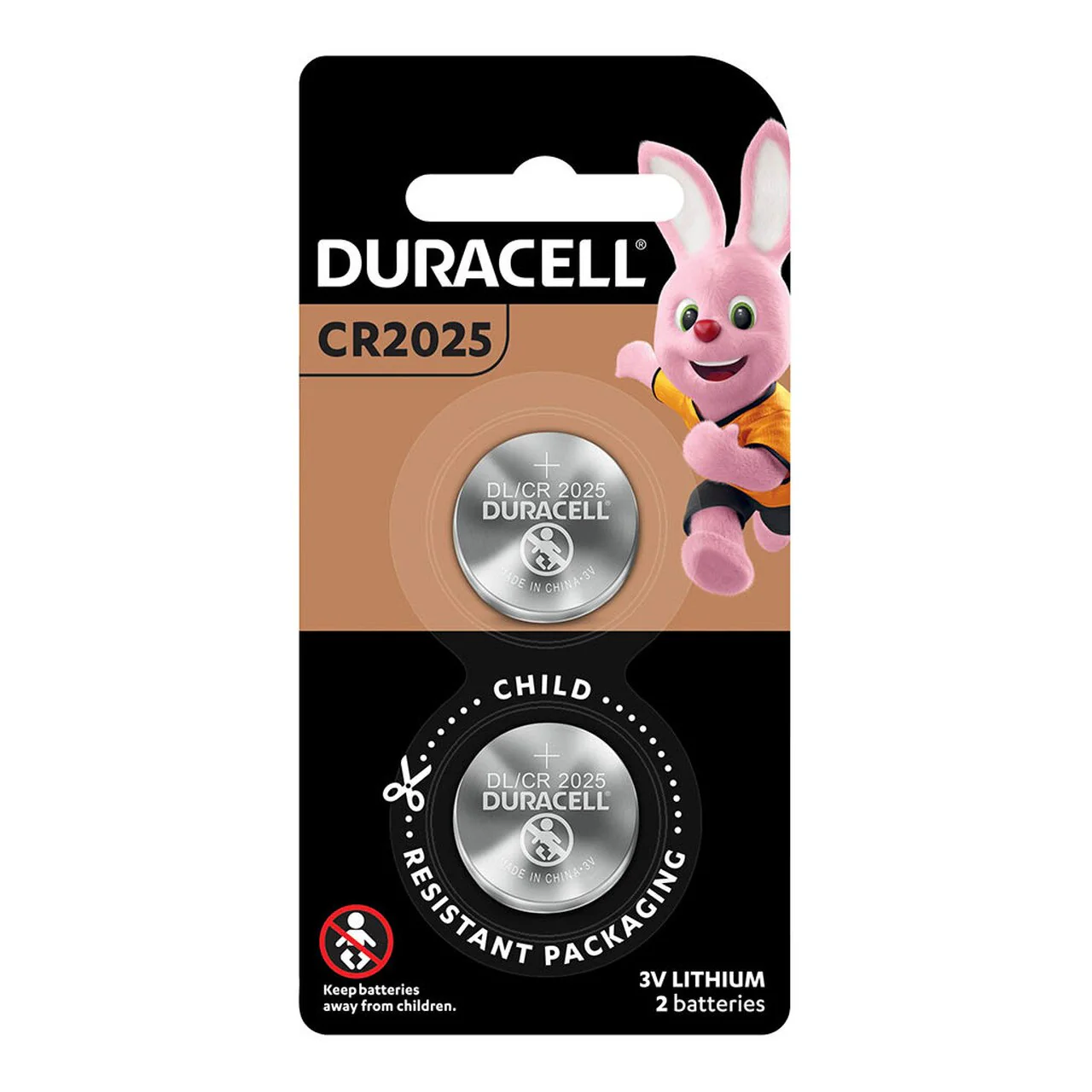 Duracell Lithium Coin Cr2025 Battery Pack Of 2 - Nail Gallerys