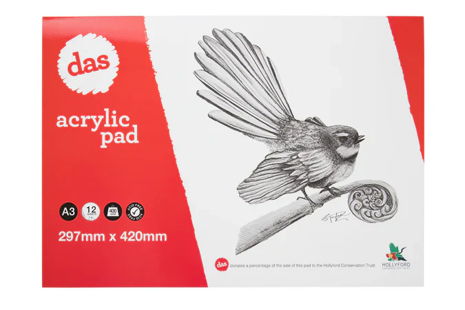 Das 400gsm 12 Sheet Acrylic Pads - Nail Gallerys