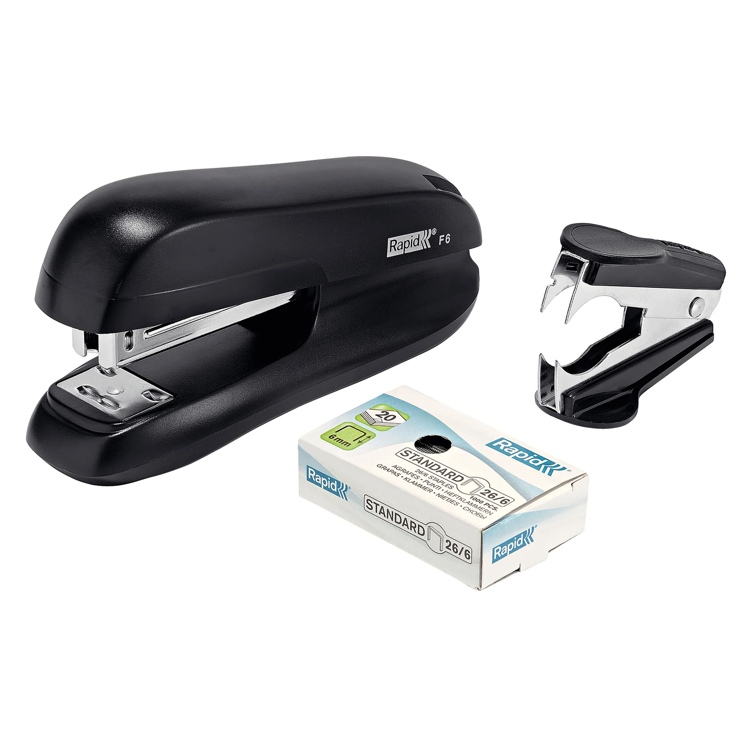 Rapid Stapler Half Strip F6 Black Value Pack - Nail Gallerys