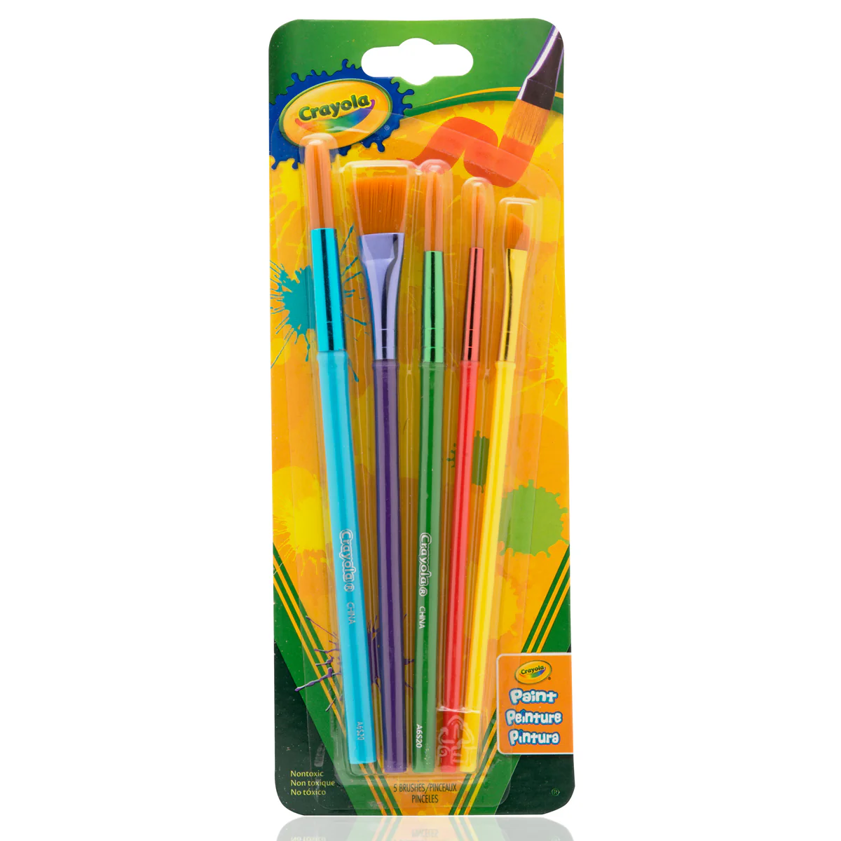 Crayola Art & Craft Brushes Pack of 5 - Nail Gallerys