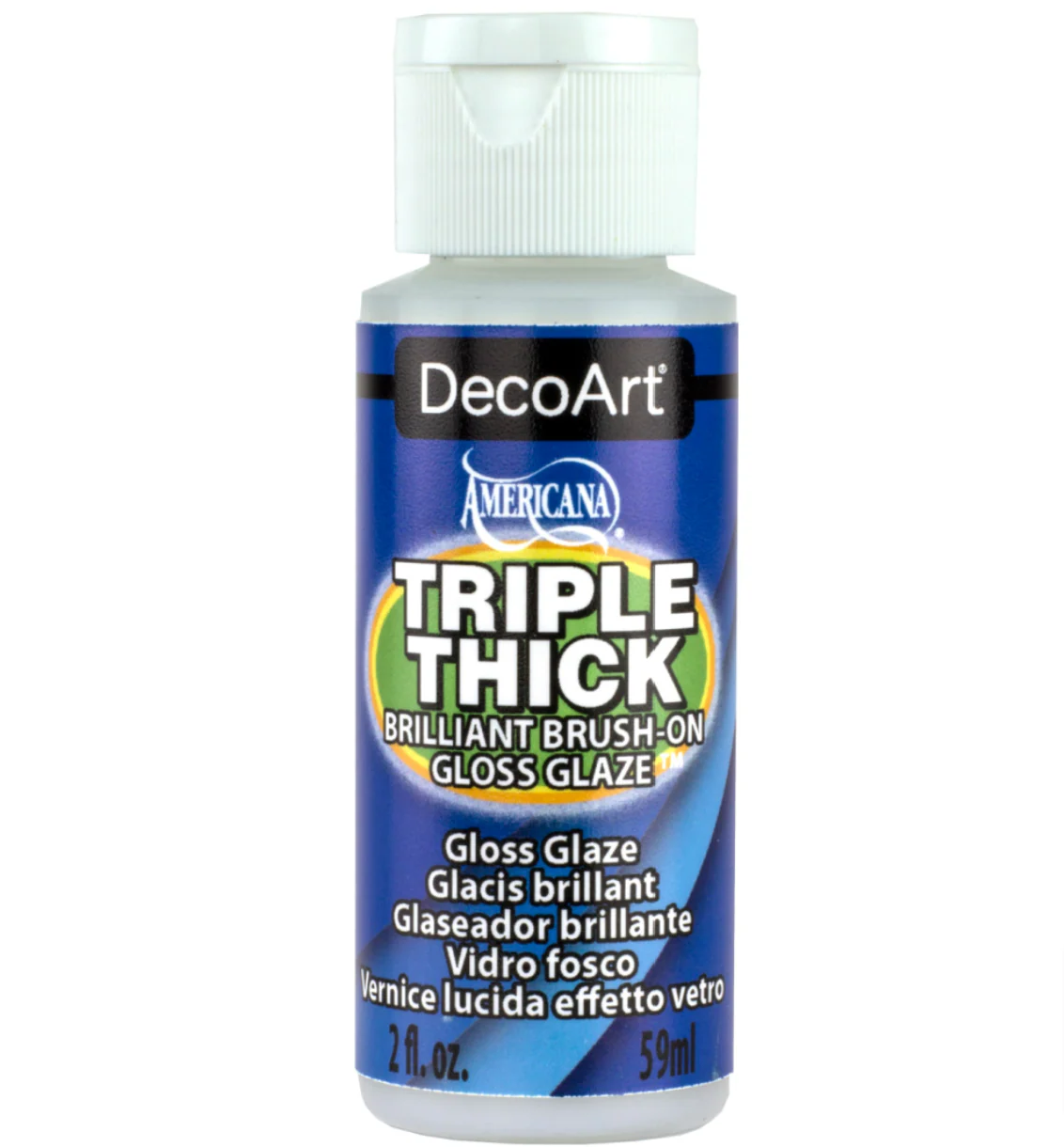 Decoart 2oz Triple Thick Gloss Glaze - Nail Gallerys