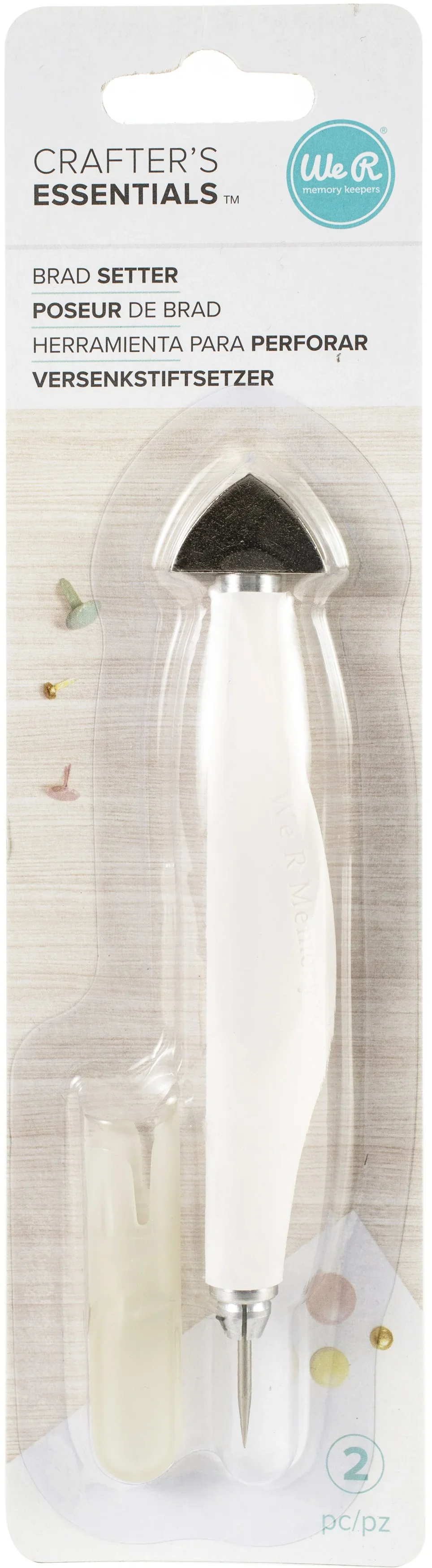 We R Memory Keepers Brad Setter and Piercing Tool - Nail Gallerys