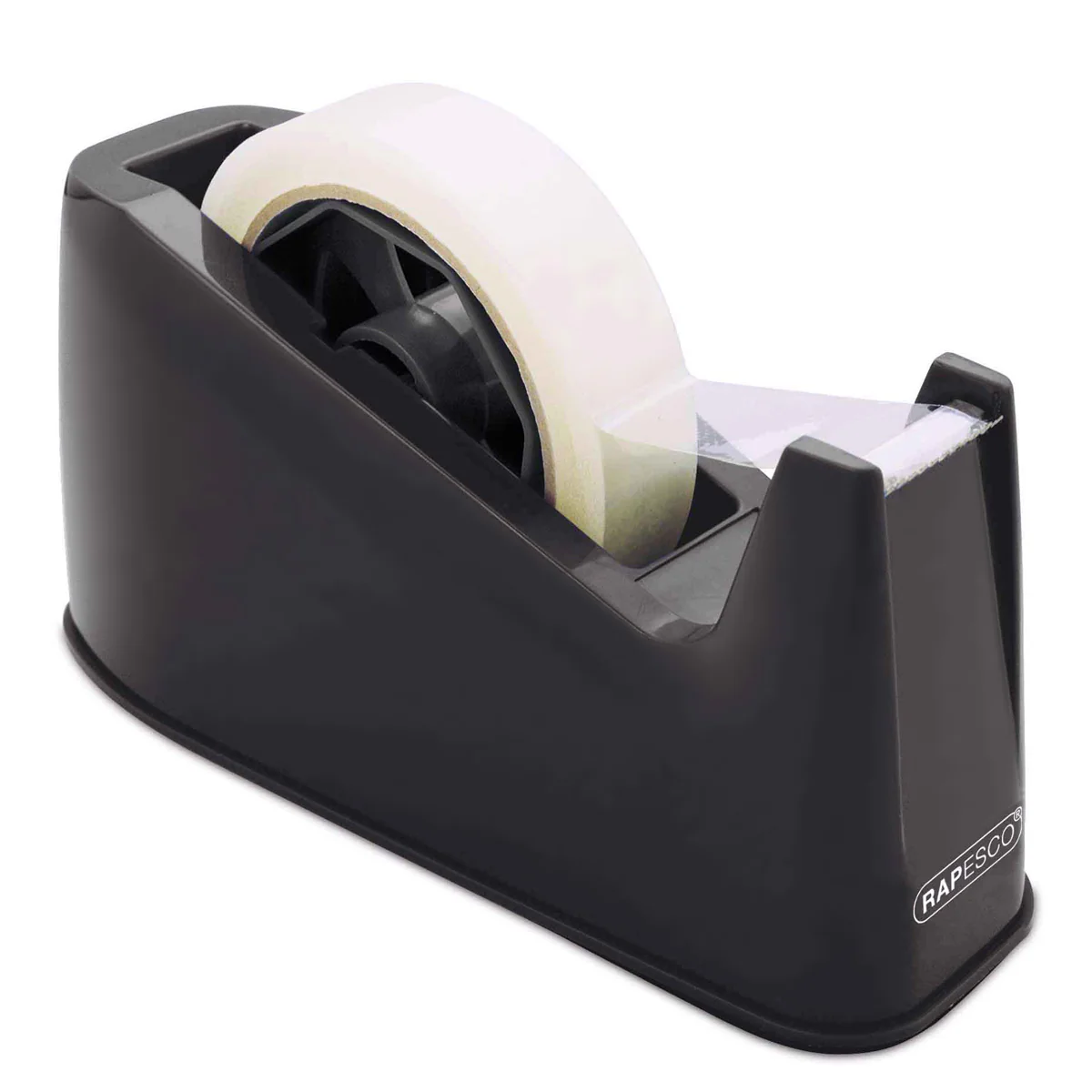 Rapesco Germ-savvy Antibacterial 500 Heavy Duty Tape Dispenser Black - Nail Gallerys