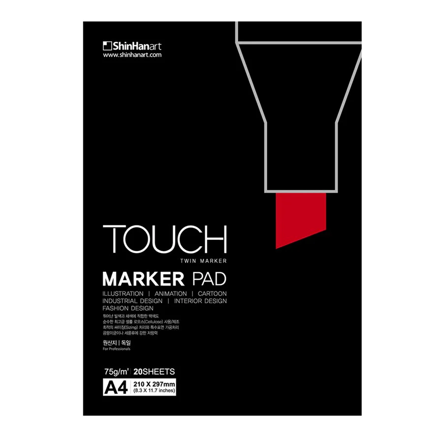 ShinHan Touch Marker Pad 75gsm 20 Sheet - Nail Gallerys