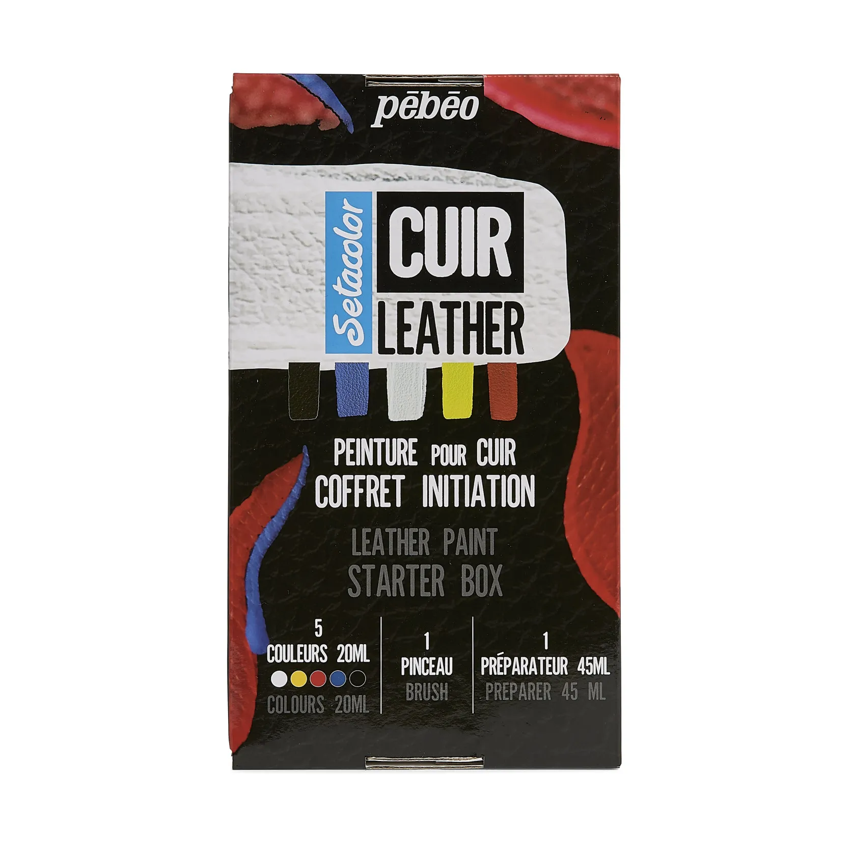 Pebeo Setacolor Leather Paints Starter Kit - Nail Gallerys
