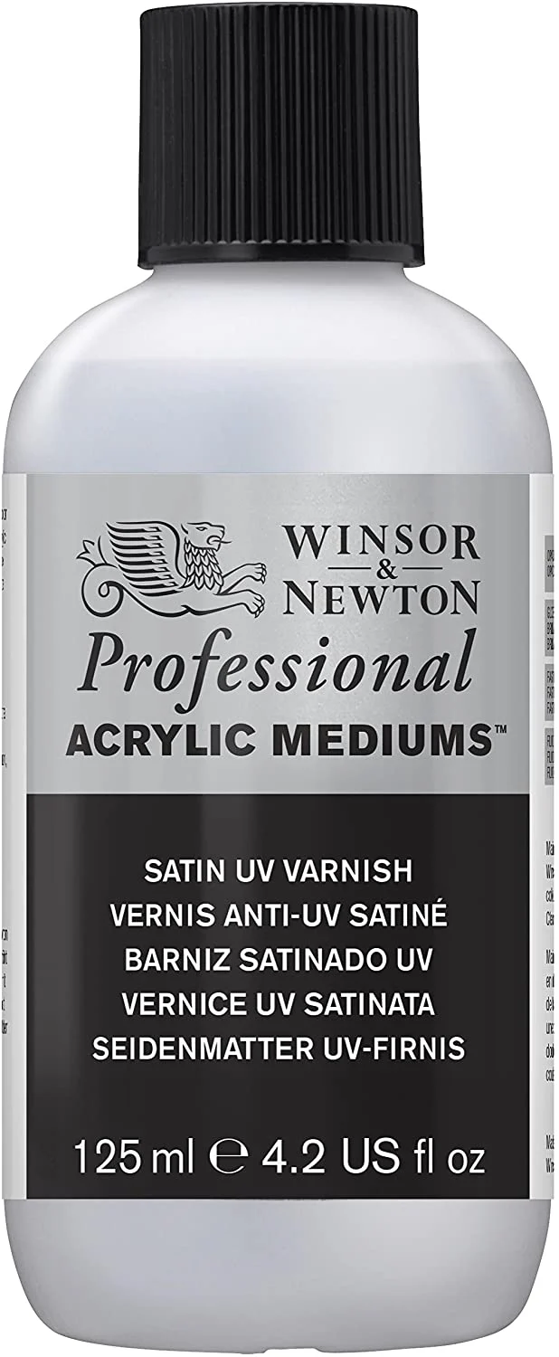 Winsor & Newton Professional UV Varnish Satin Acrylic Mediums - Nail Gallerys