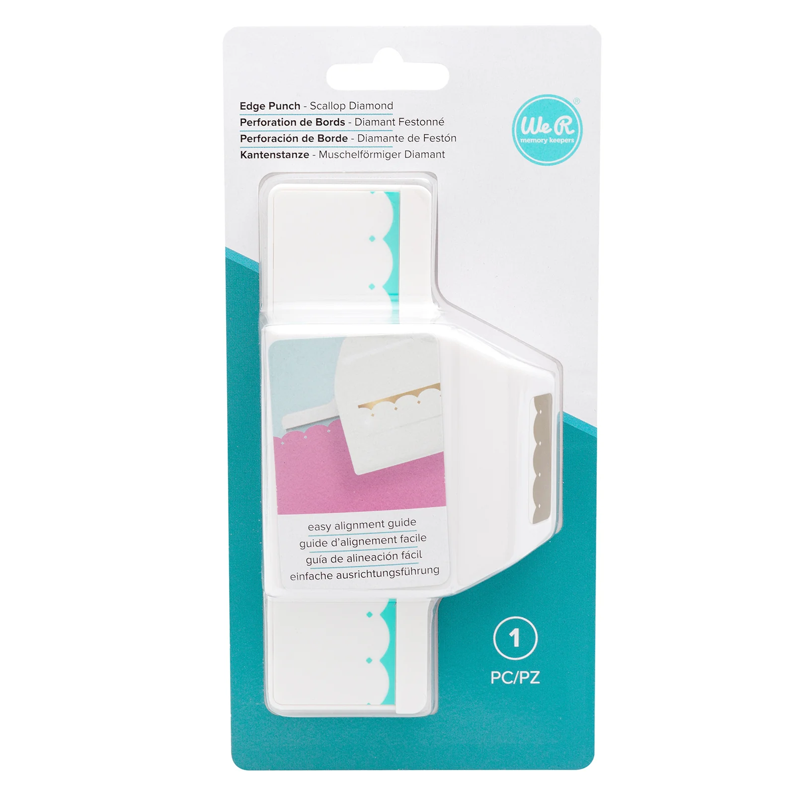 We R Memory Keepers Edge Scallop Diamond Punch - Nail Gallerys