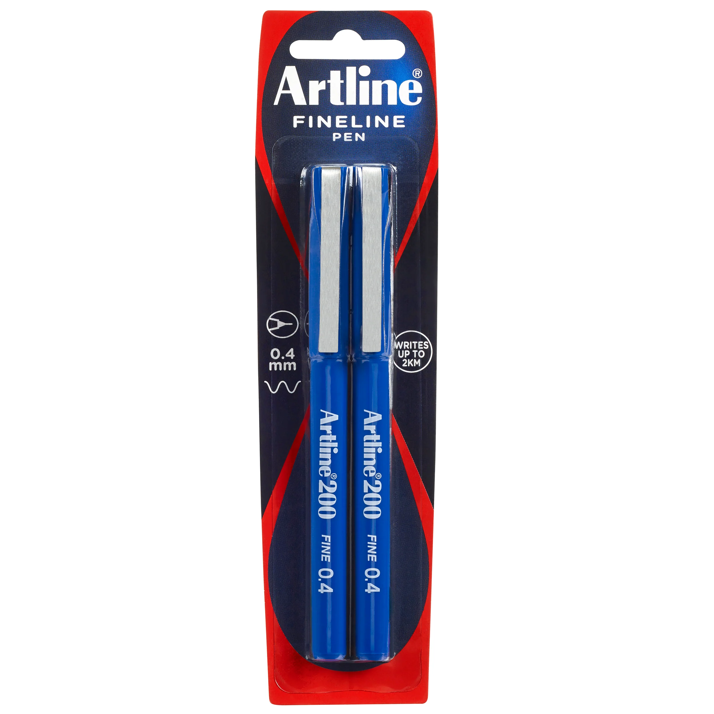 Artline 200 Fineliner Blue - Set Of 2 - Nail Gallerys
