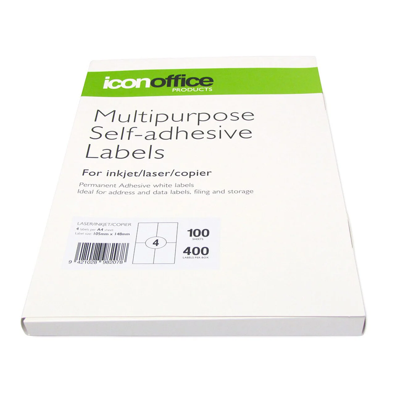 Icon Multipurpose Labels 105x148mm 4 Per Sheet - Nail Gallerys