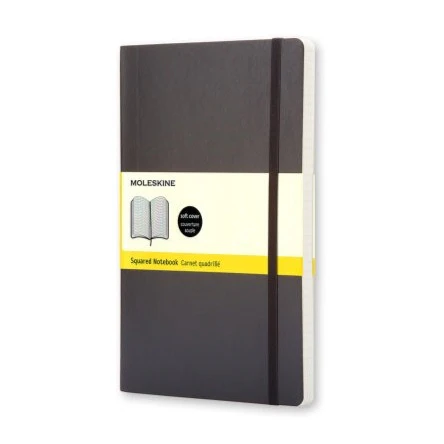 Moleskine Large Square Soft Cover Notebooks - Nail Gallerys