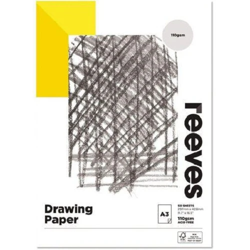 Reeves Drawing 110gsm 50 Sheet Pads - Nail Gallerys