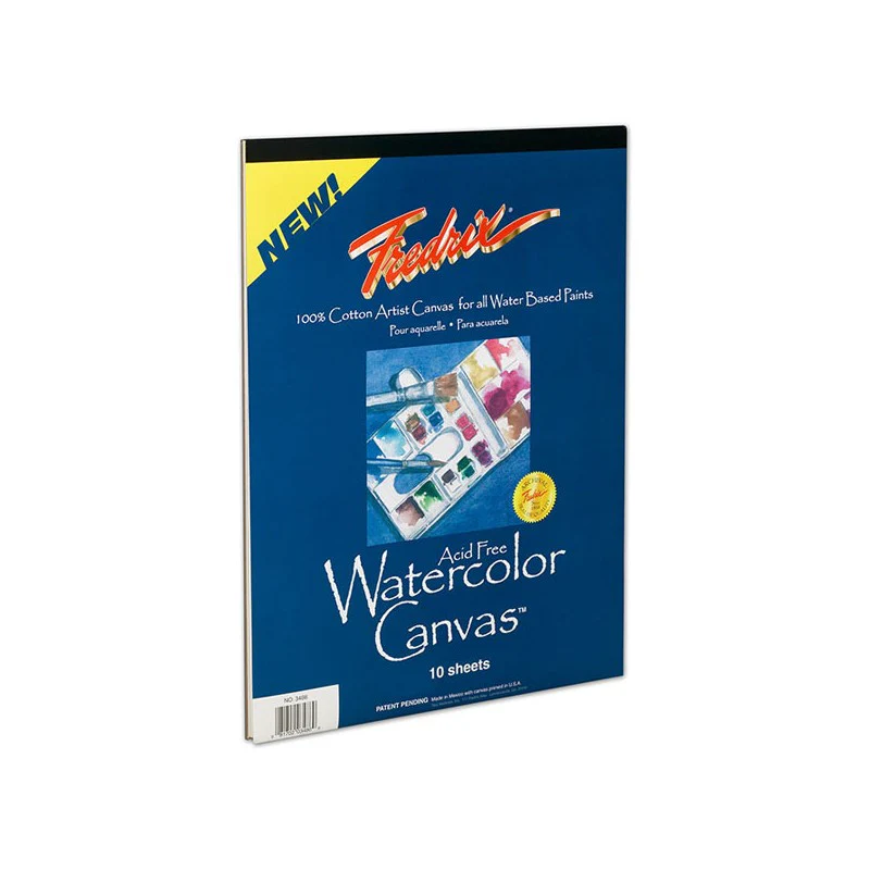 Fredrix Watercolour Canvas Pad 9x12 Inch - Nail Gallerys