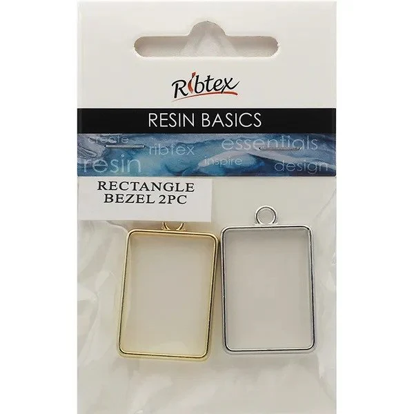 Ribtex UV Resin Bezel Frame Rectangle - Nail Gallerys