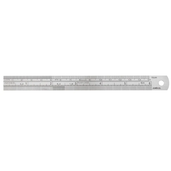 Celco Ruler 15cm Metal - Nail Gallerys