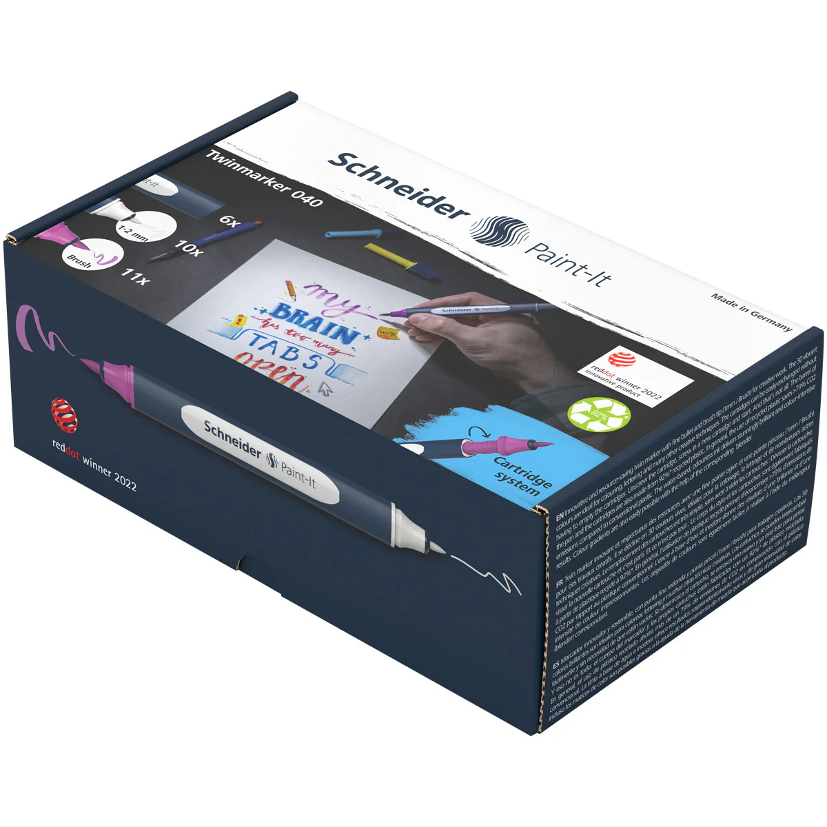 Schneider 040 Paint-It Twinmarker Set of 27 - Nail Gallerys