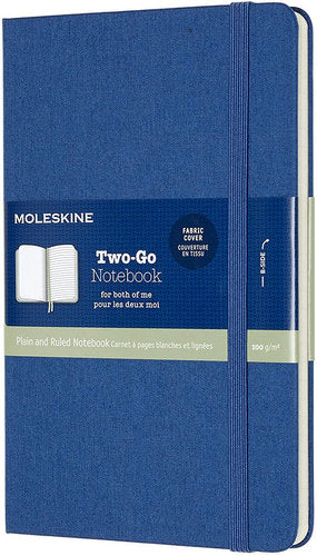 Moleskine Two-go Medium Ruled/Plain Notebooks - Nail Gallerys