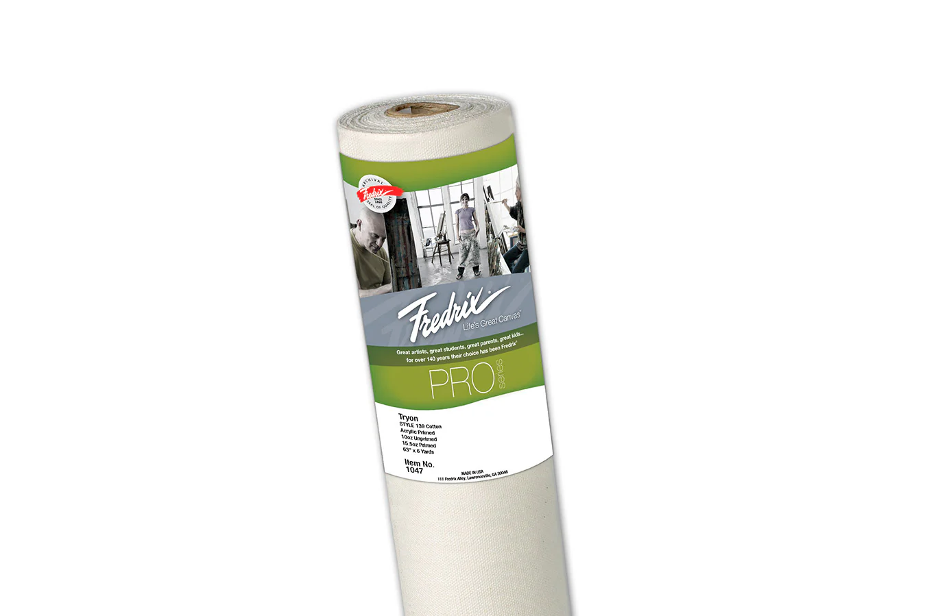 Fredrix Pro Series 139 Tyron Canvas Roll 58 Inch X 6 Yard - Nail Gallerys