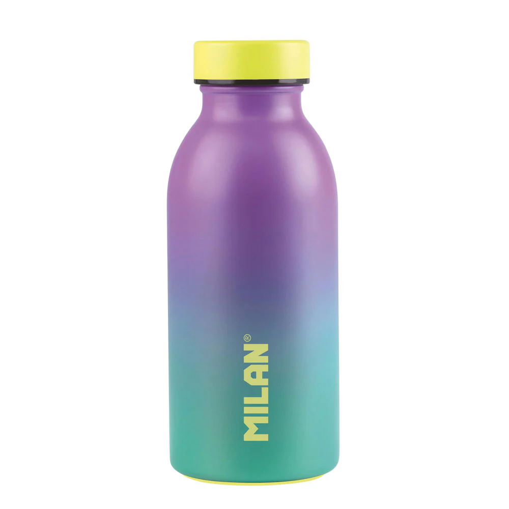 Milan 350ml Sunset Series Turquoise Stainless Steel Isothermal Bottle - Nail Gallerys
