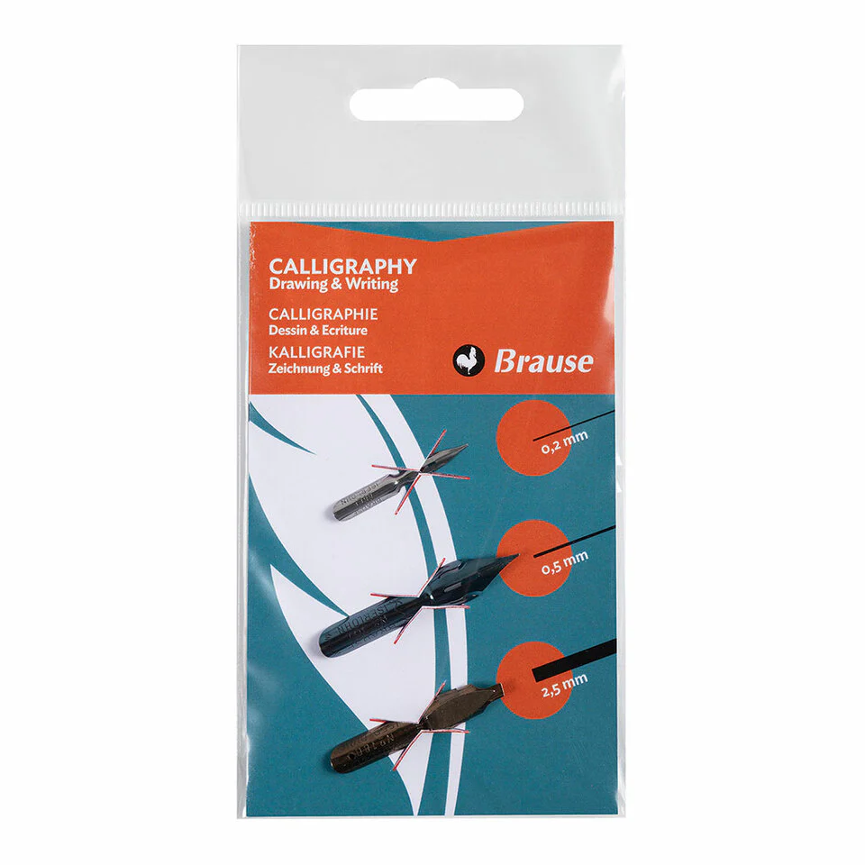 Brause Mixed Nib Set - Nail Gallerys