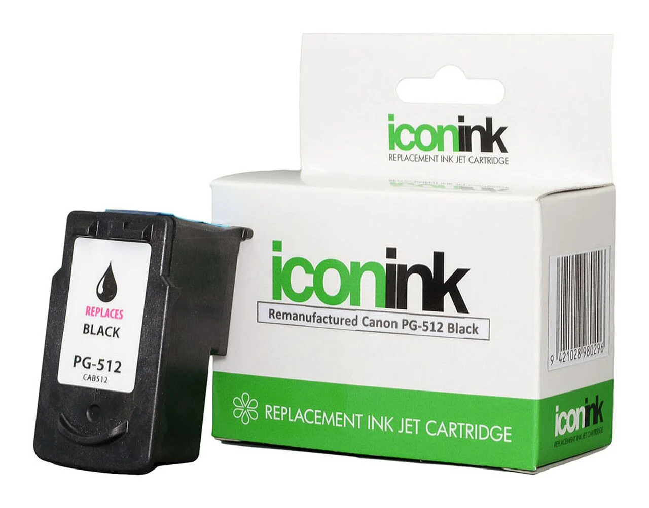 Icon Remanufactured Canon Pg512 Black Reman Ink Cartridge - Nail Gallerys