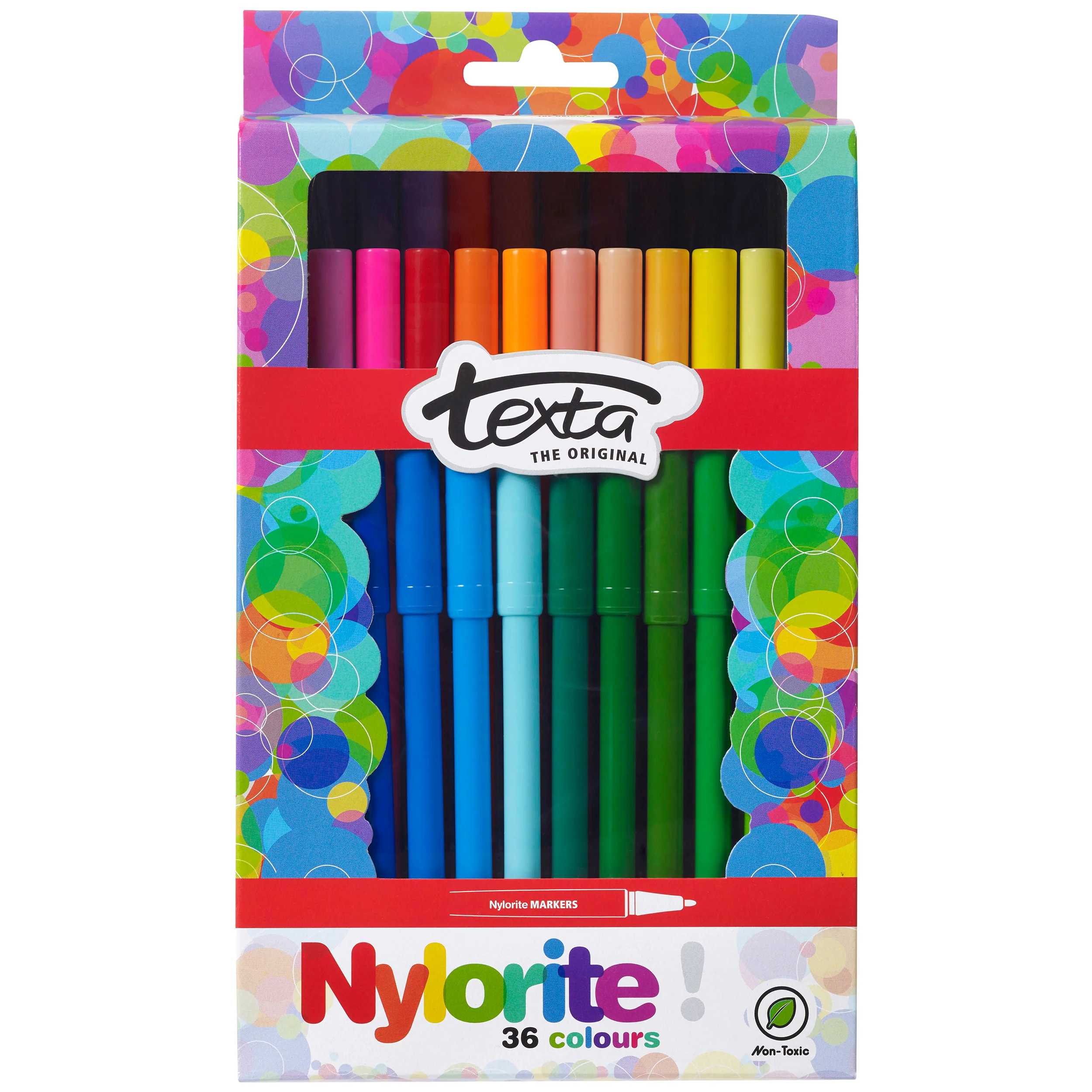 Texta Nylorite Colouring Markers Set of 36 - Nail Gallerys