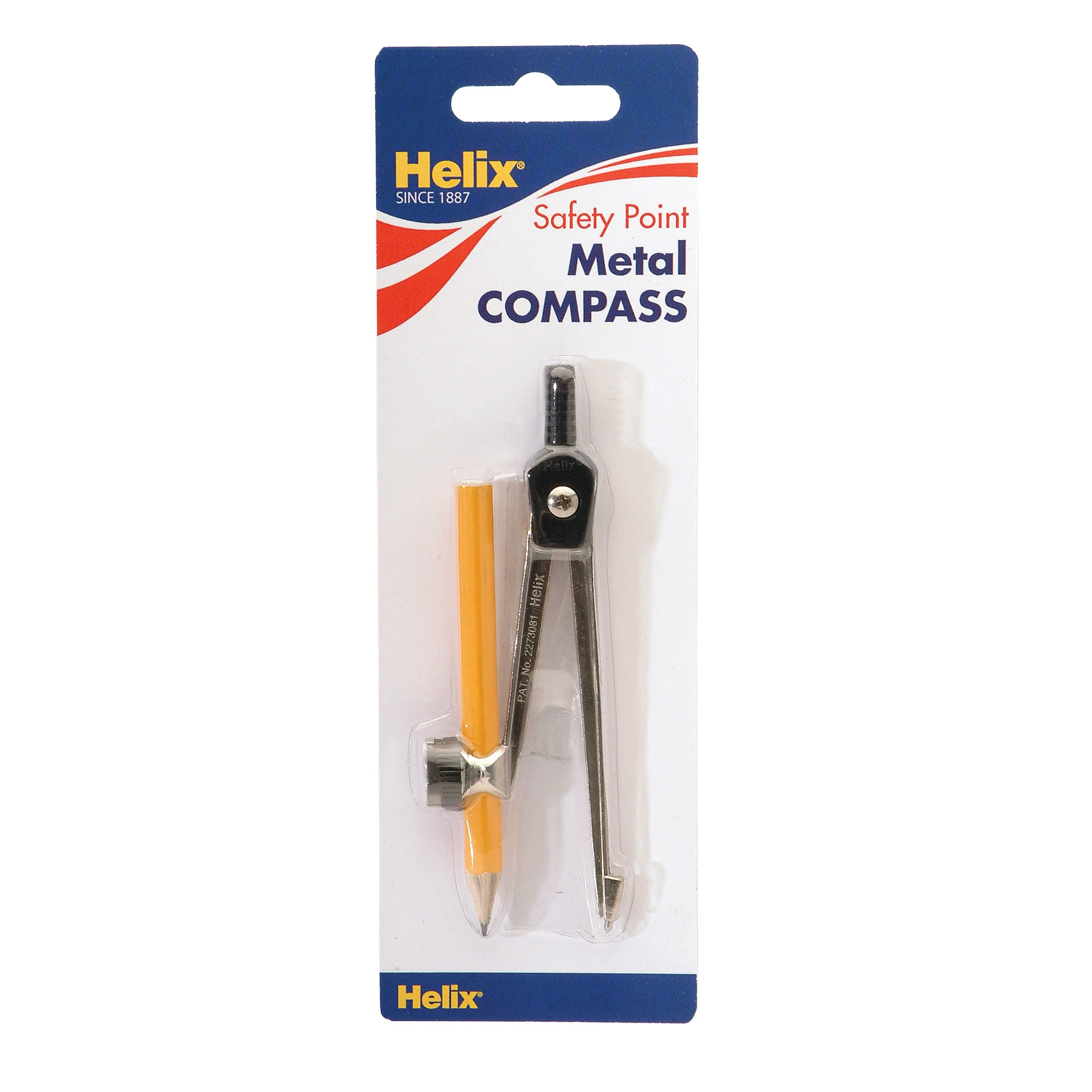 Helix Metal Compass With Pencil - Nail Gallerys