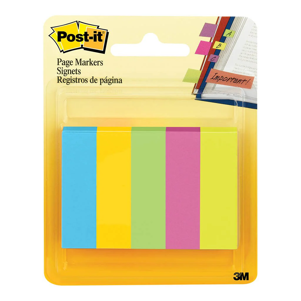 Post-it Page Markers 670-5au Jaipur 13x50mm Pack Of 5 - Nail Gallerys