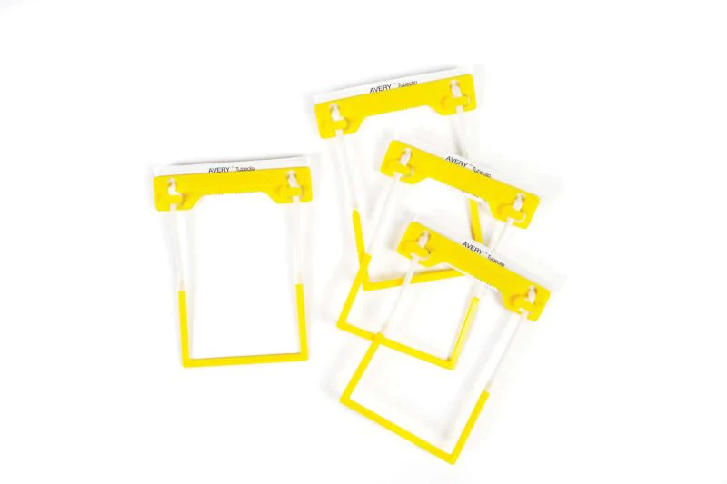 Avery Clip File Fastener Yellow 10 Pack - Nail Gallerys