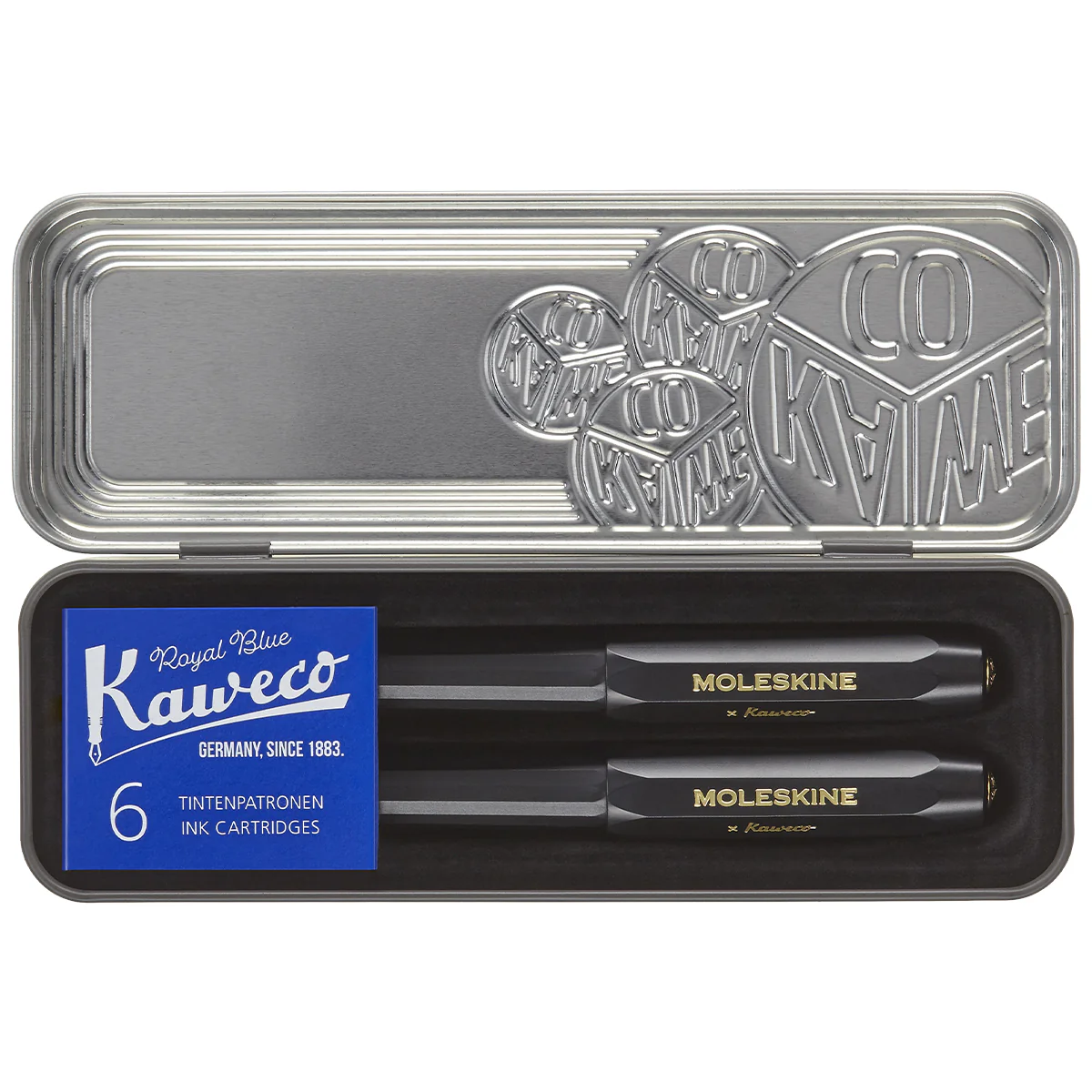 Moleskine Kaweco Black Ballpoint + Fountain Pen Set - Nail Gallerys