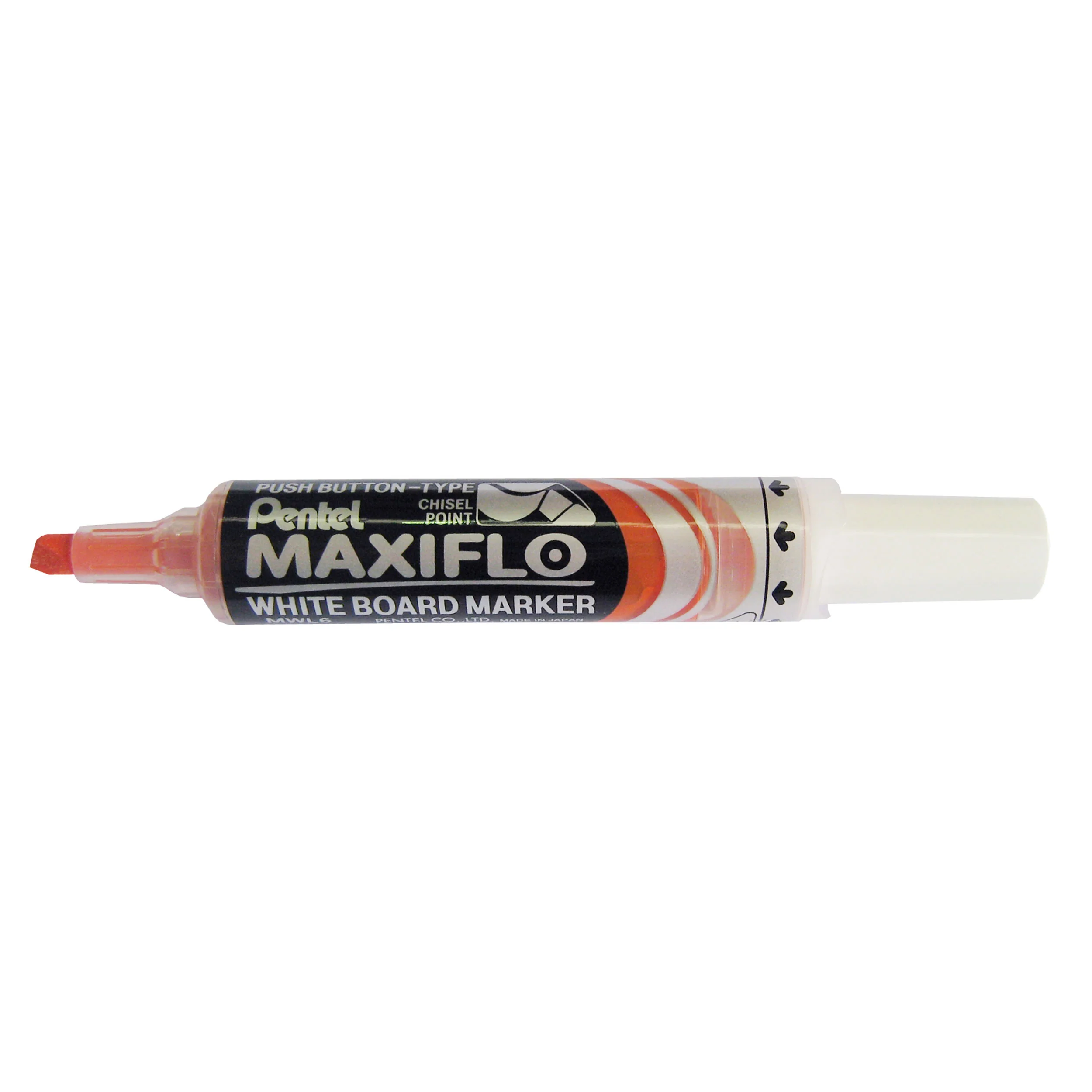 Pentel Maxiflo Whiteboard Marker MWL6 Chisel 3.0-7.0mm - Nail Gallerys
