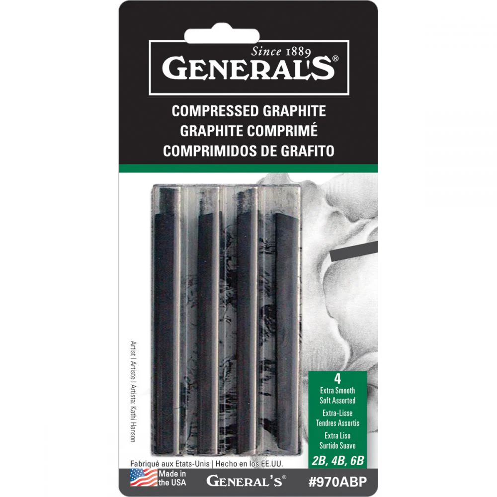 General's Compressed Graphite Assorted 4 Piece Blister - Nail Gallerys