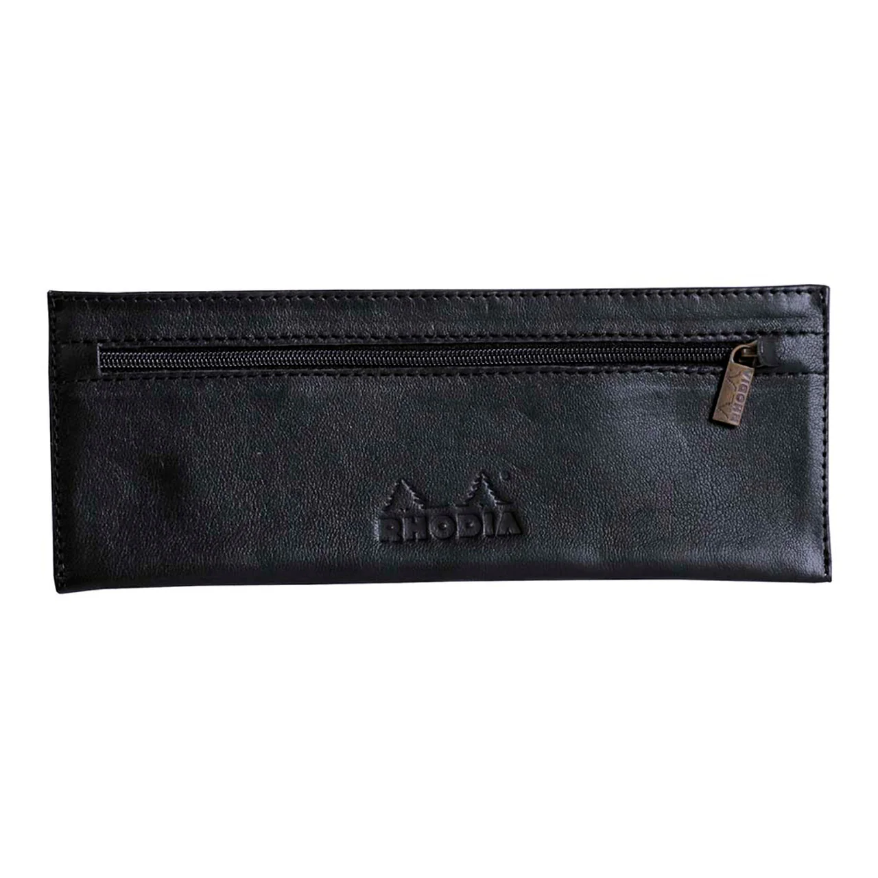 Rhodia Leather Pencil Case Black - Nail Gallerys
