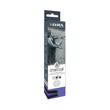 Lyra Charcoal Medium Box of 25 - Nail Gallerys