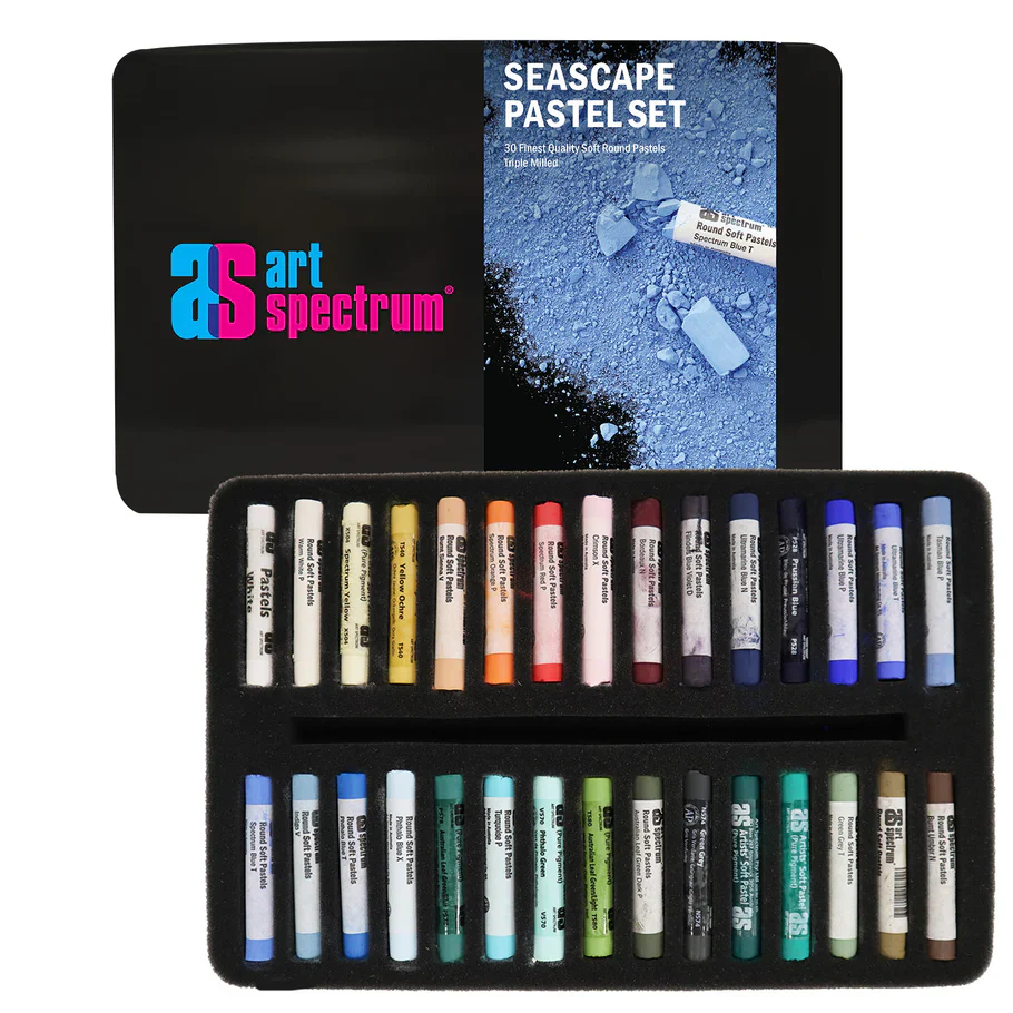 Art Spectrum Soft Pastels Set Of 30 Seascape Set - Nail Gallerys