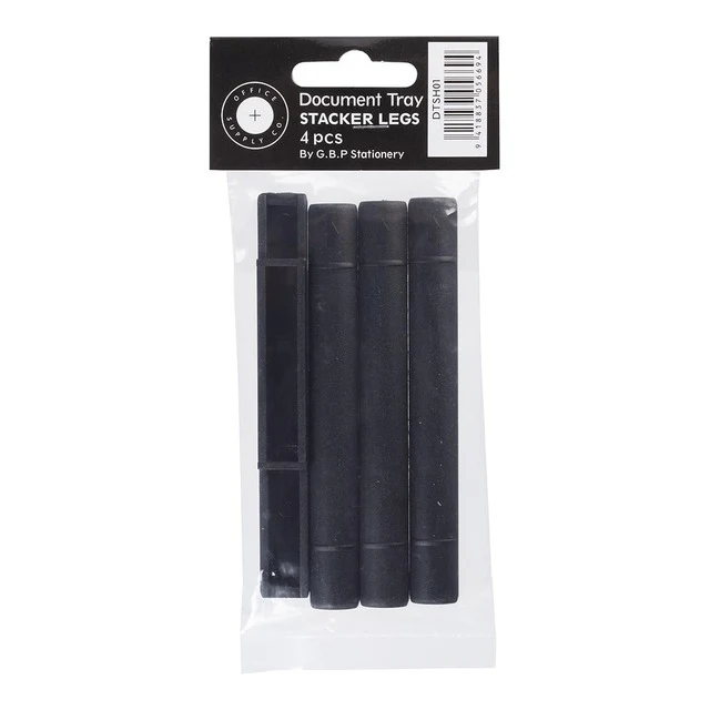 OSC Document Tray Stackers Plastic - Pack Of 4 - Nail Gallerys