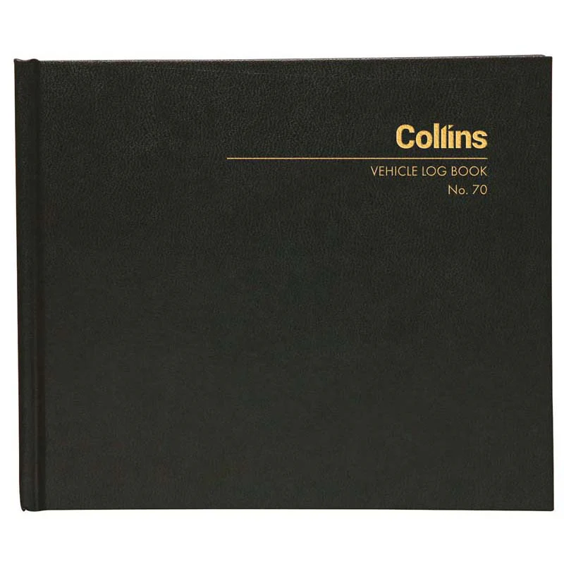 Collins Vehicle Log Book No.70 65 Leaf 136x163mm - Nail Gallerys
