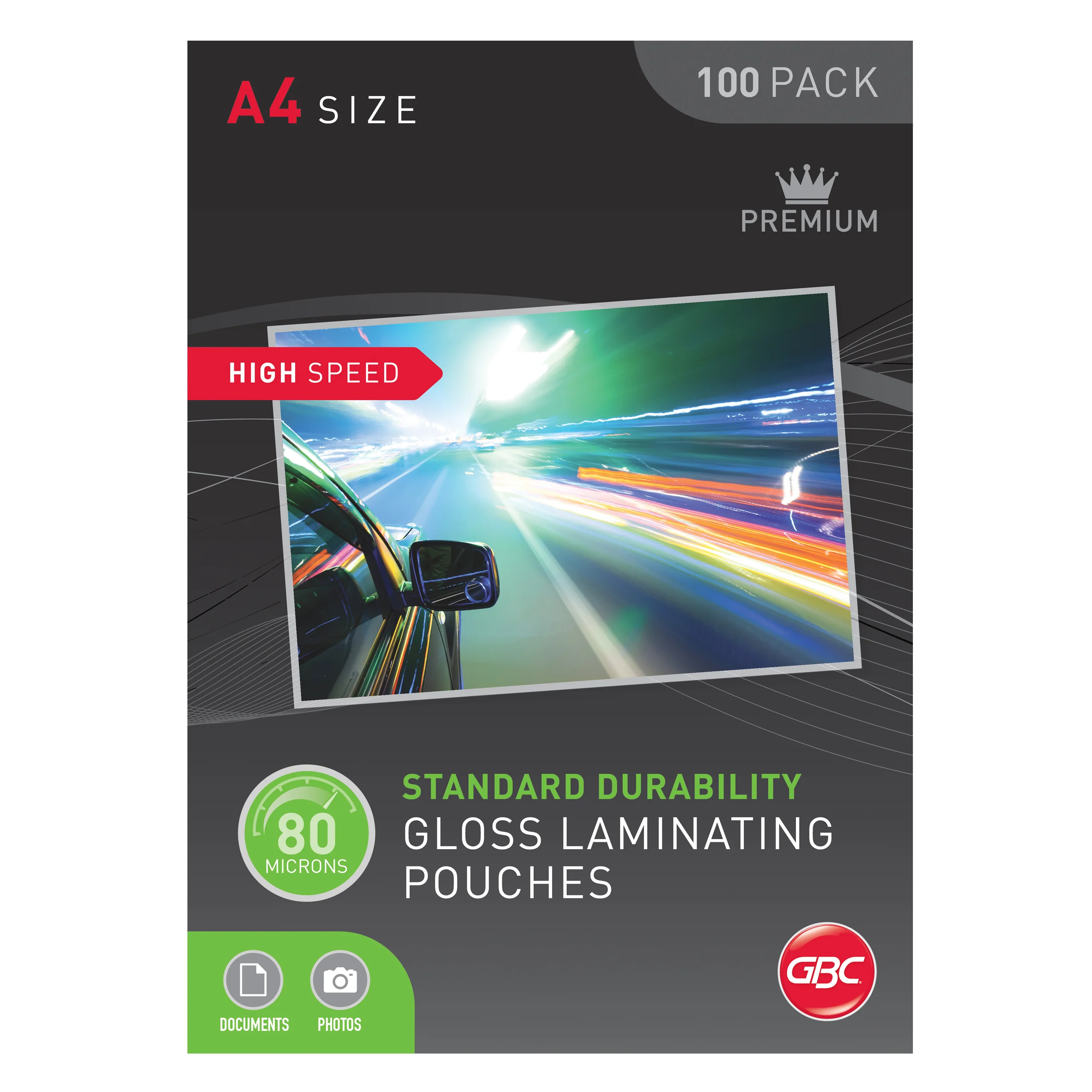 GBC Signature A4 80mic High Speed Pack Of 100 - Nail Gallerys