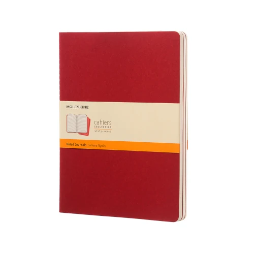 Moleskine Cahier Xtra Large Ruled Journals Pack Of 3 - Nail Gallerys