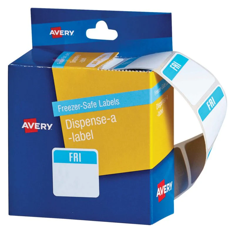 Avery Freezer Safe Label Dispenser Friday 24x24 100 Pack - Nail Gallerys