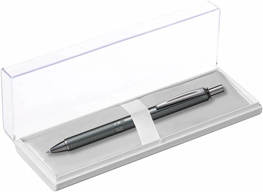Pentel Energel Metallic Metal Black With Gift Box - Nail Gallerys