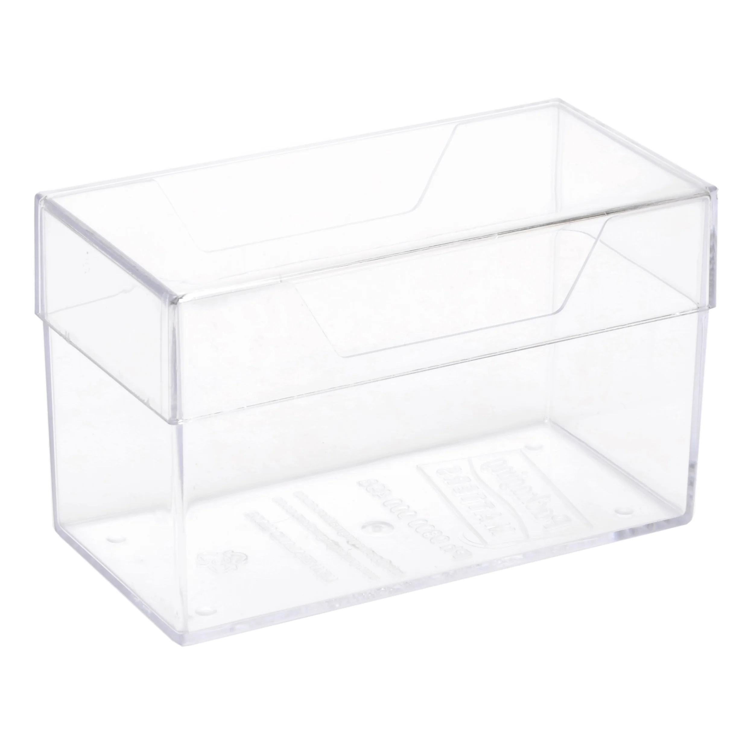 Esselte Business Card Holder With Lid Holds 130 - Nail Gallerys