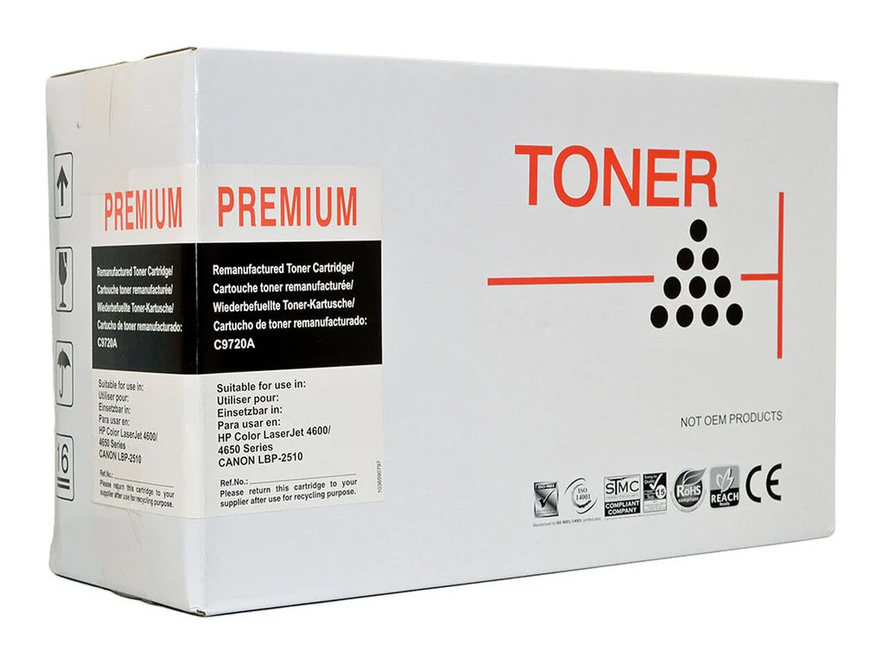 Icon Remanufactured Hp C9720a Black Toner Cartridge - Nail Gallerys