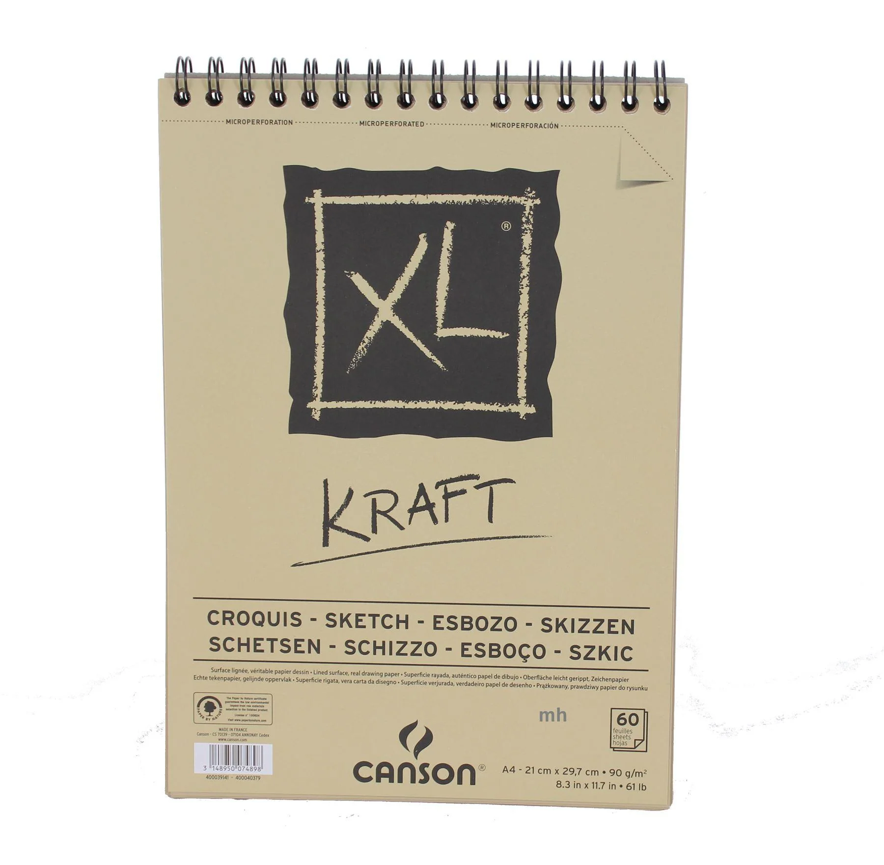 Canson XL 90gsm 60 Sheet Kraft Pads - Nail Gallerys