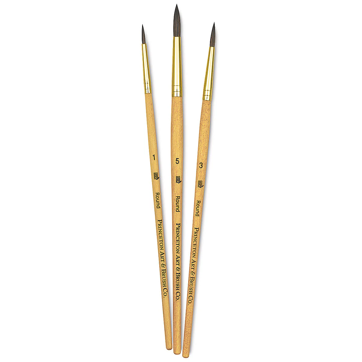 Princeton Real Value Synthetic 9100 Brushes Set Of 3 - Nail Gallerys