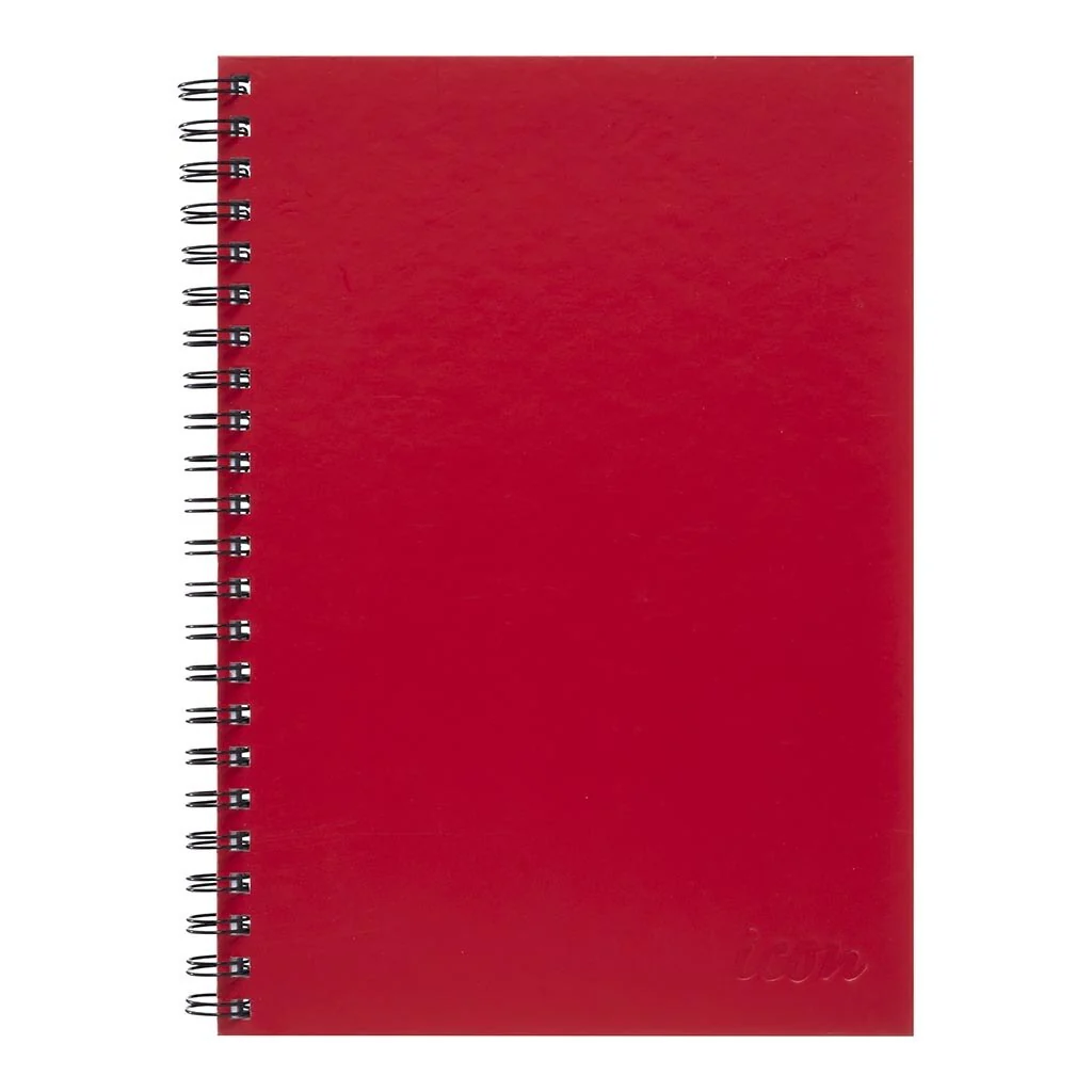 Okin Spiral Notebook A4 Hard Cover 200 Pg - Pack Of 3 - Nail Gallerys