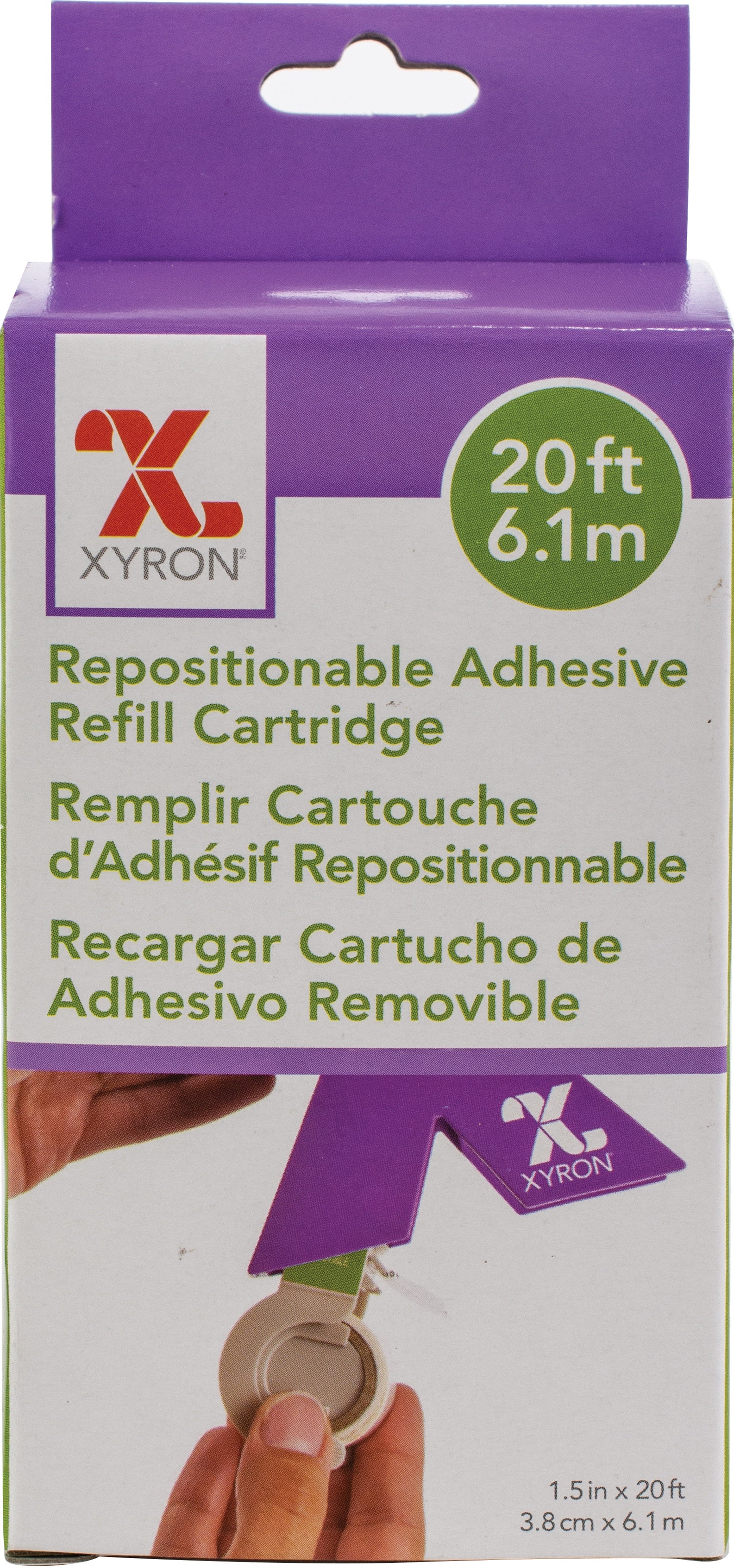 Xyron X150 Cartridge Repositionable Adhesive - Nail Gallerys