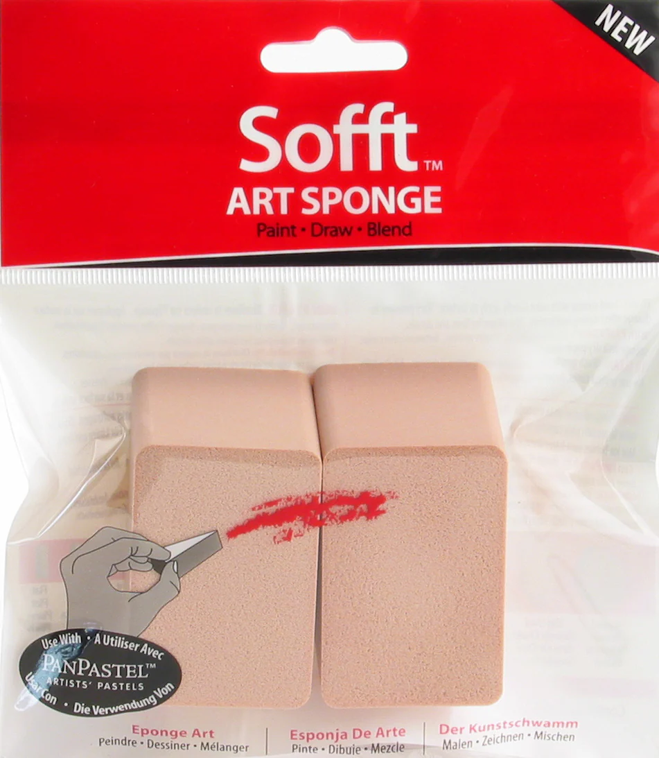 Sofft Art Sponge Angle/Slice Flat - Packet Of 2 - Nail Gallerys