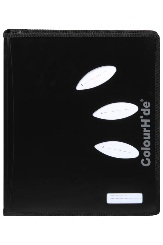 Colourhide Zipper Ring Binders - Nail Gallerys